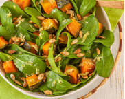 Imagem de Salada de rúcula com abóbora