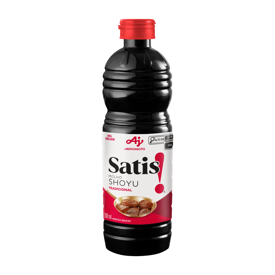 Embalagem de Satis Shoyu Tradicional 500 ml