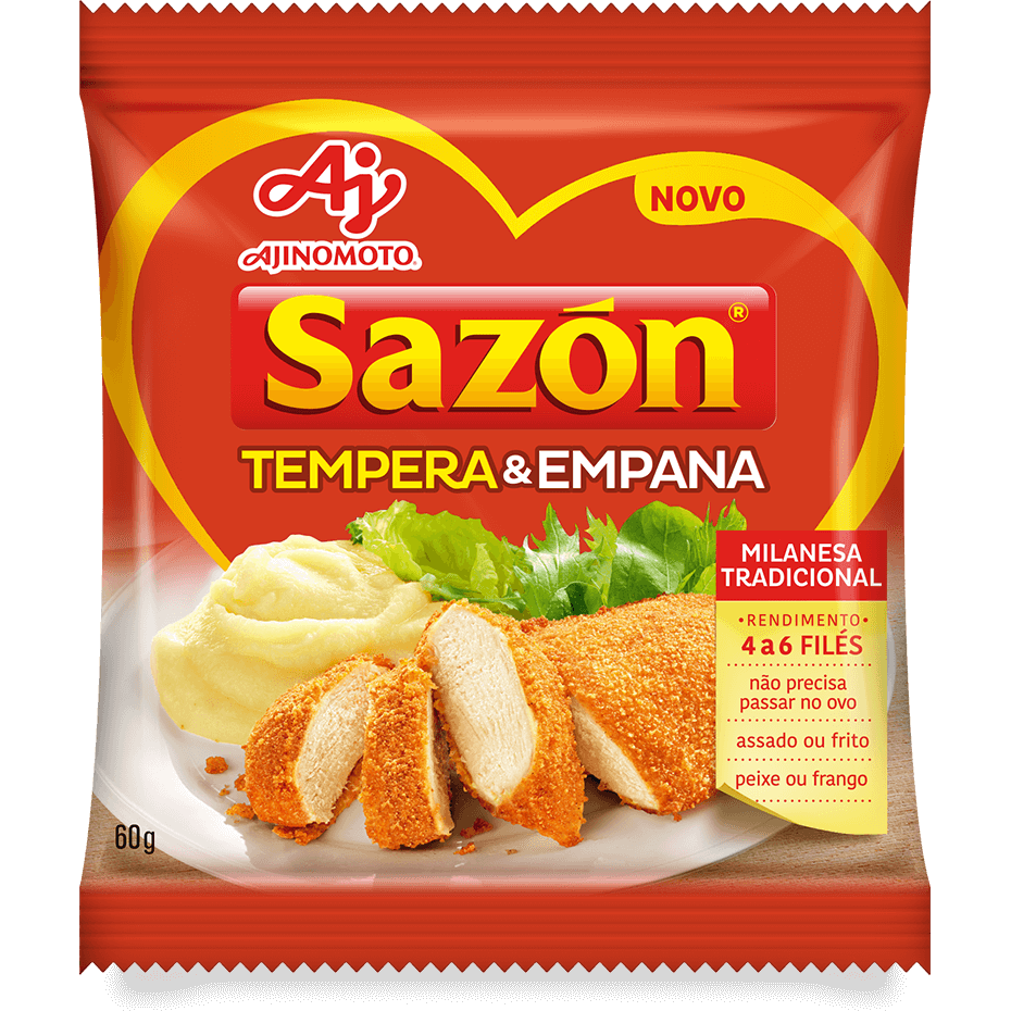 Embalagem de Sazón Tempera e Empana sabor Tradicional
