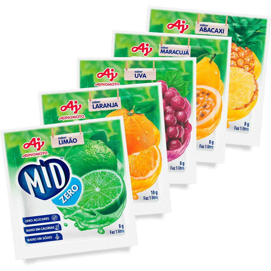 embalagens de Mid zero